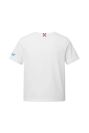 T-shirt Denver Jr in jersey di puro cotone bianco SAINT BARTH KIDS | DNV000101950L